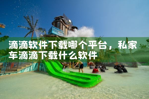 滴滴软件下载哪个平台