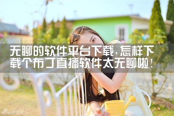 无聊的软件平台下载